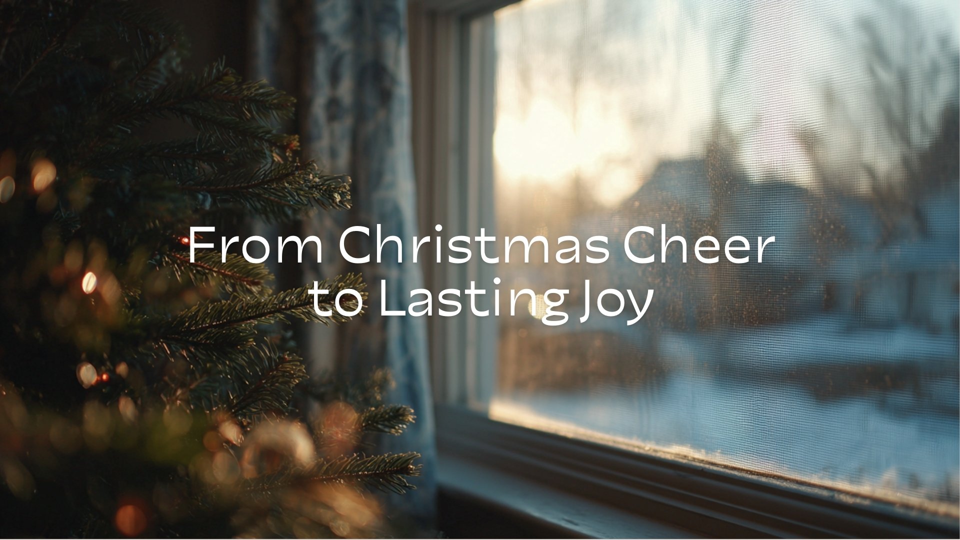 From Christmas Cheer to Lasting Joy