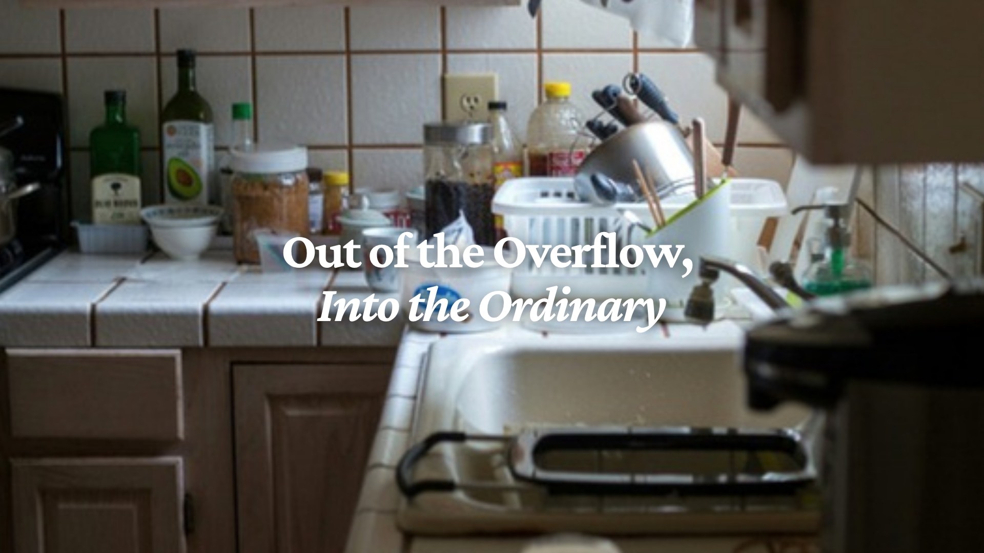 Out of the Overflow, Into the Ordinary